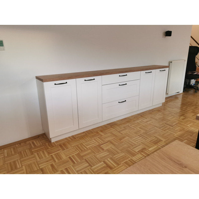 KUHINJA BELA MAT / HRAST